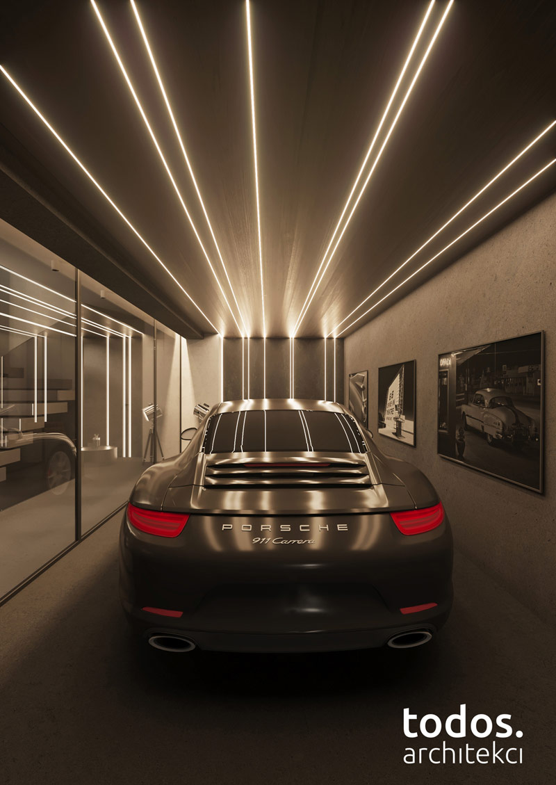 Elegancki minimalizm w otoczeniu natury