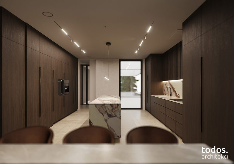 Elegancki minimalizm w otoczeniu natury