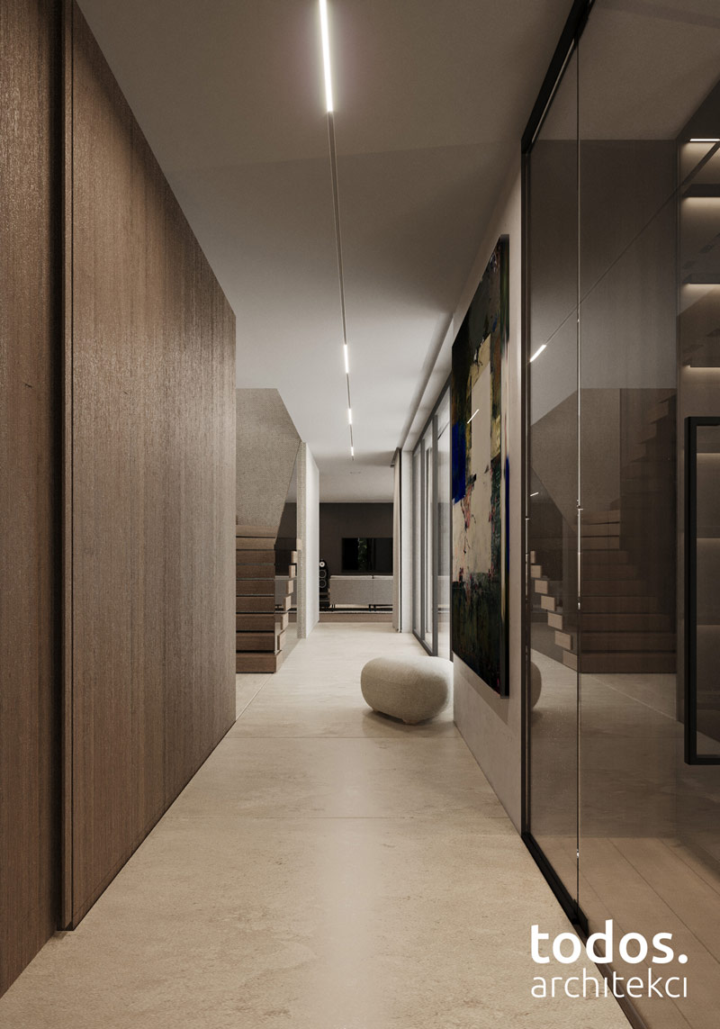 Elegancki minimalizm w otoczeniu natury