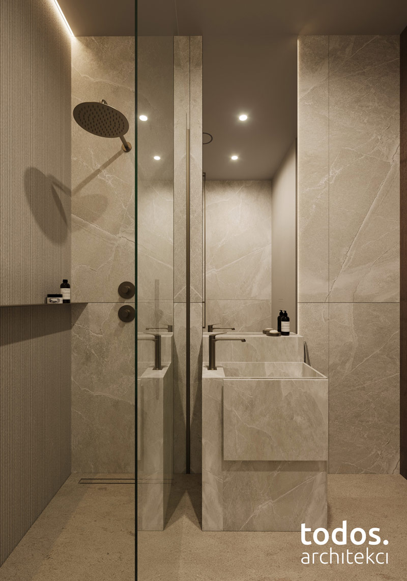 Elegancki minimalizm w otoczeniu natury