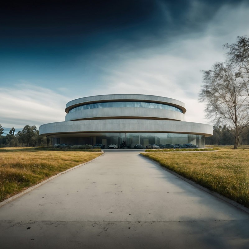 autOsalon &#8211; futurystyczny projekt inspirowany motoryzacją i techniką