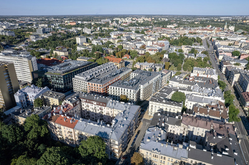 Nowy kwartał mieszkalny w ścisłym centrum Lublina