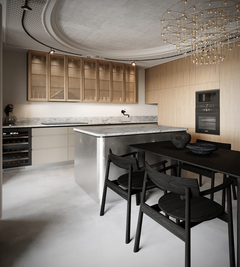 Eklektyczne wnętrze pełne kontrast&oacute;w