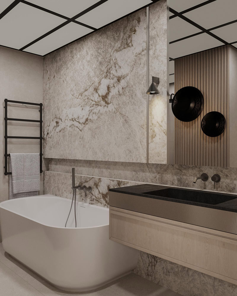 Eklektyczne wnętrze pełne kontrast&oacute;w