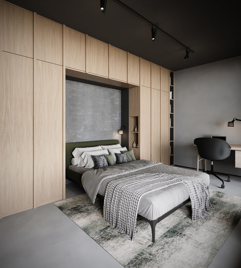 Eklektyczne wnętrze pełne kontrast&oacute;w