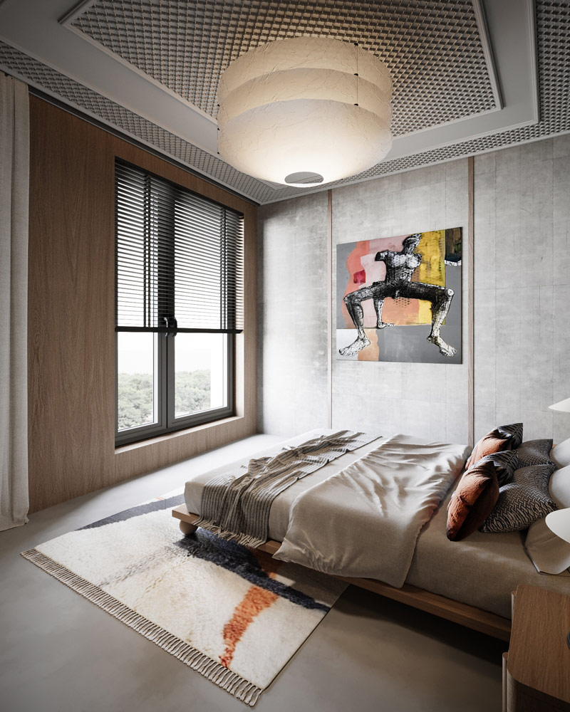 Eklektyczne wnętrze pełne kontrast&oacute;w