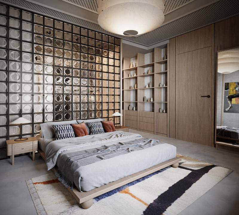 Eklektyczne wnętrze pełne kontrast&oacute;w