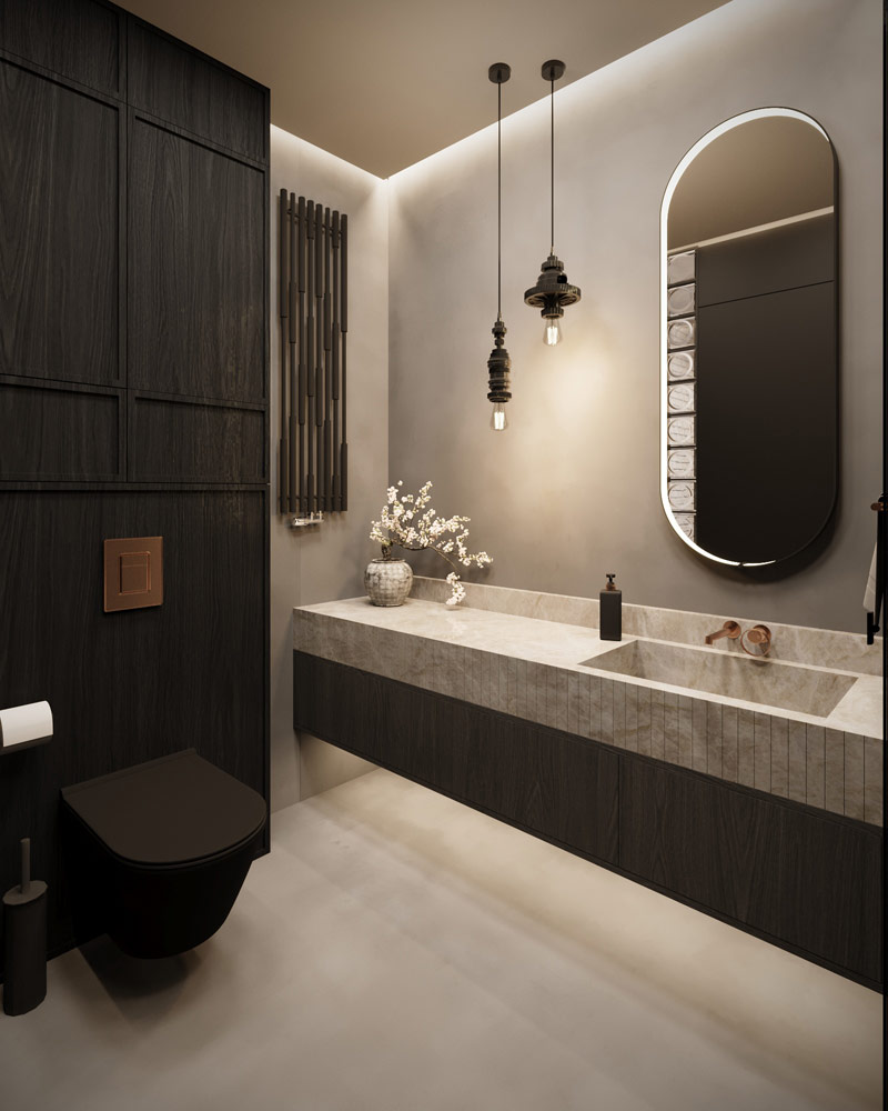 Eklektyczne wnętrze pełne kontrast&oacute;w