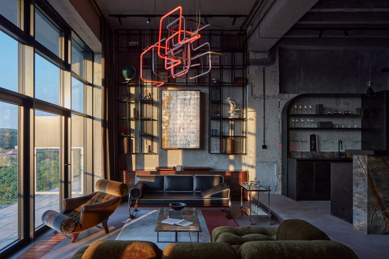 Efektowny loft w dawnej fabryce części lotniczych