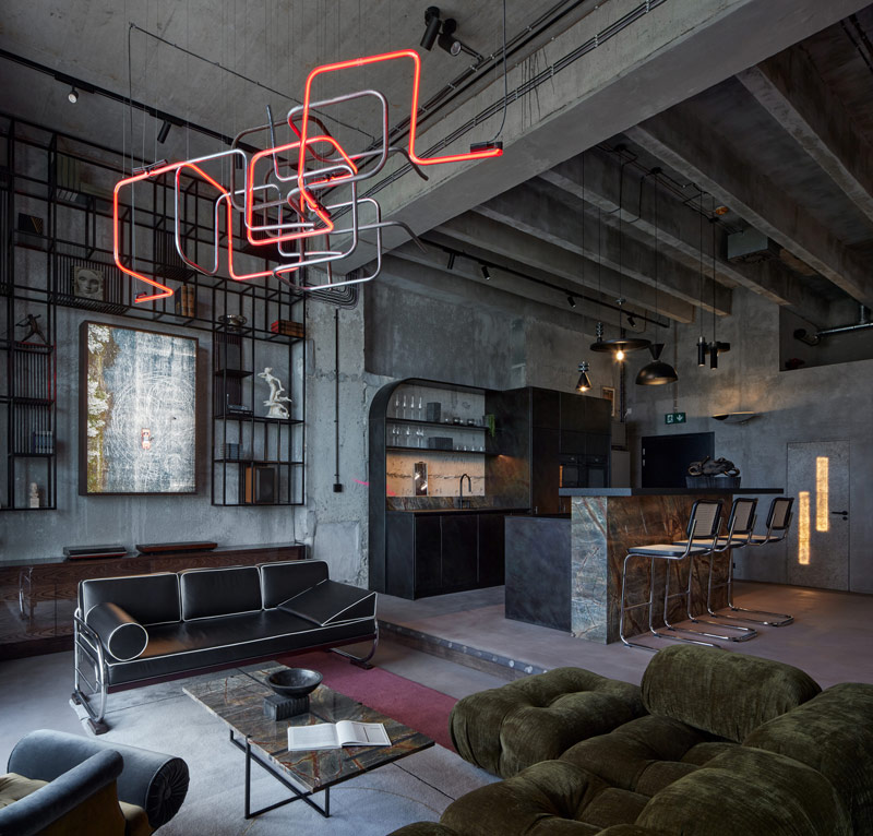 Efektowny loft w dawnej fabryce części lotniczych