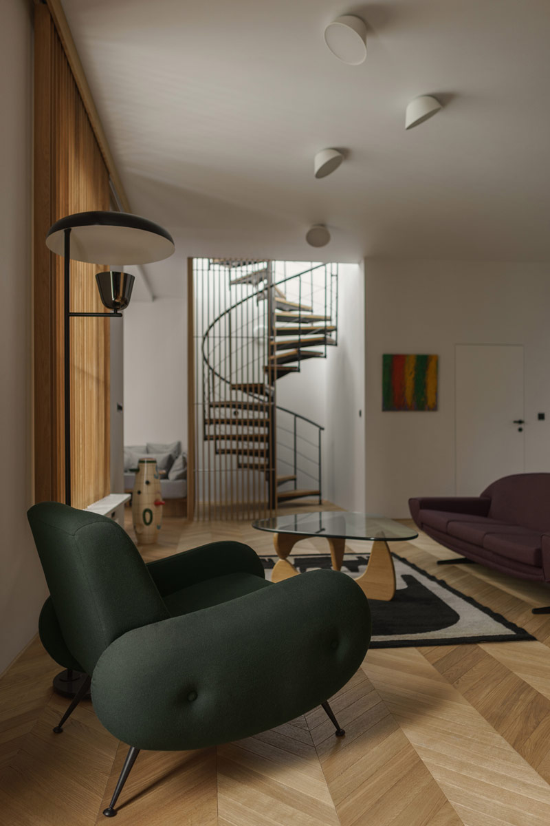 Klimatyczny penthouse z akcentami vintage w nadbudowie kamienicy z 1912 roku