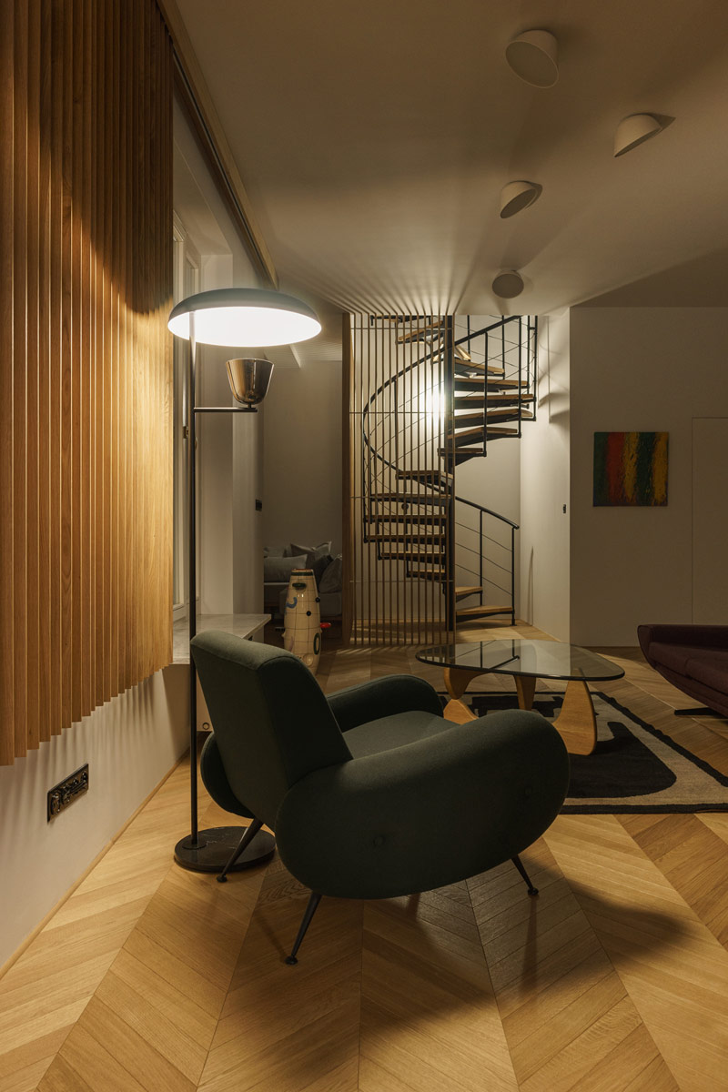 Klimatyczny penthouse z akcentami vintage w nadbudowie kamienicy z 1912 roku