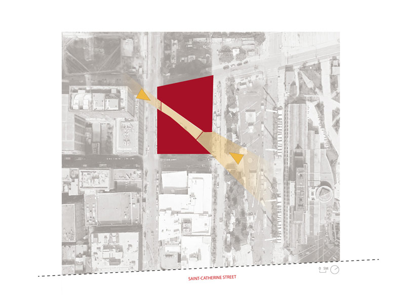 Architektoniczny symbol kreatywności w dzielnicy kulturalnej Montrealu
