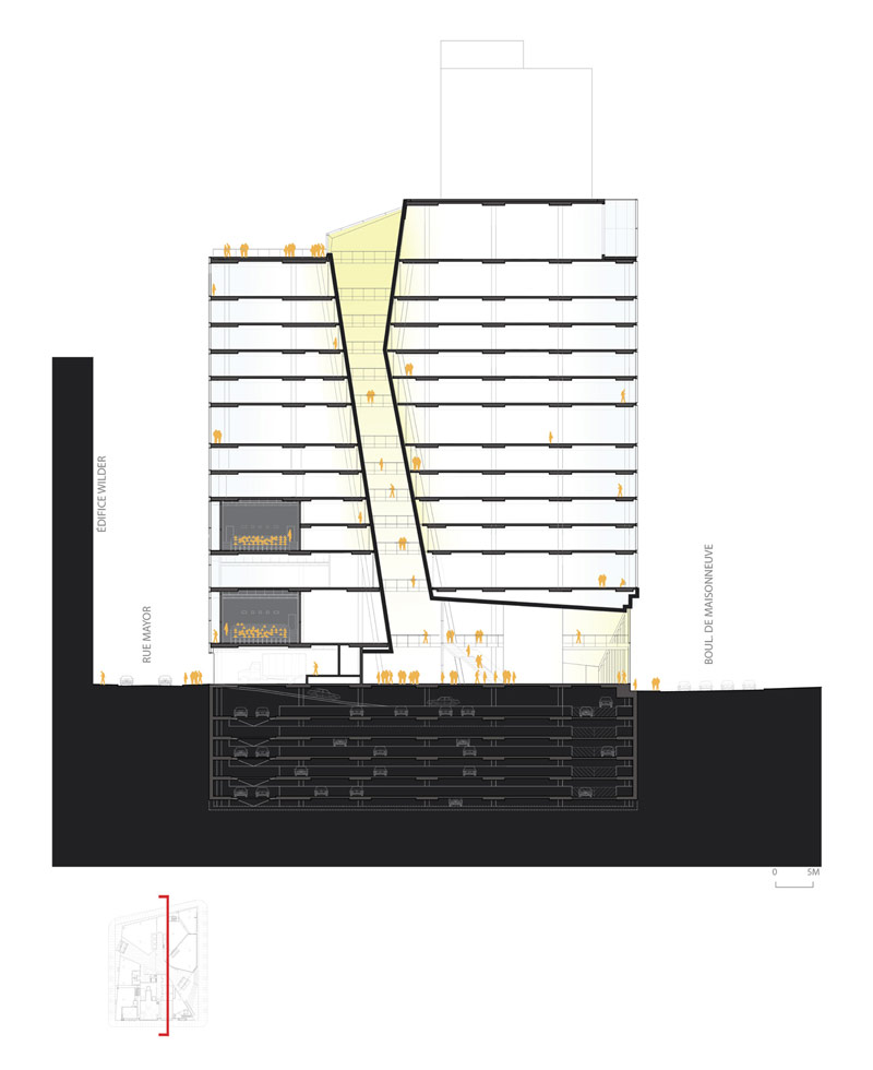 Architektoniczny symbol kreatywności w dzielnicy kulturalnej Montrealu