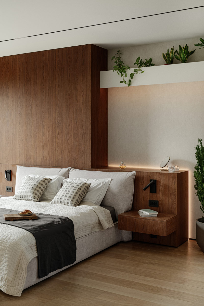 Proste i eleganckie wnętrze, kt&oacute;re wsp&oacute;łgra z naturalnym otoczeniem