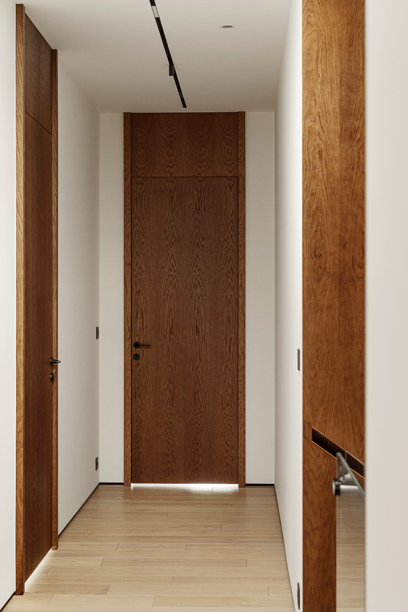 Proste i eleganckie wnętrze, kt&oacute;re wsp&oacute;łgra z naturalnym otoczeniem