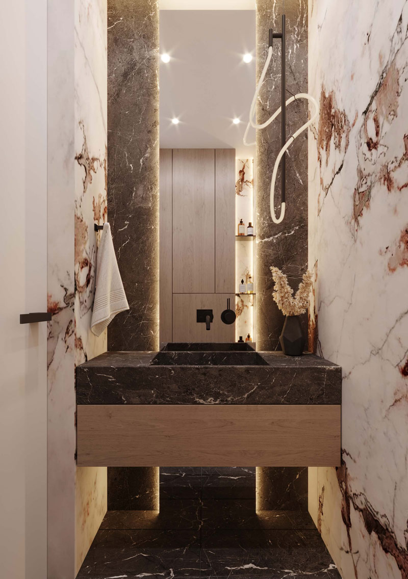 Stonowane kolory i naturalne materiały we wnętrzach domu