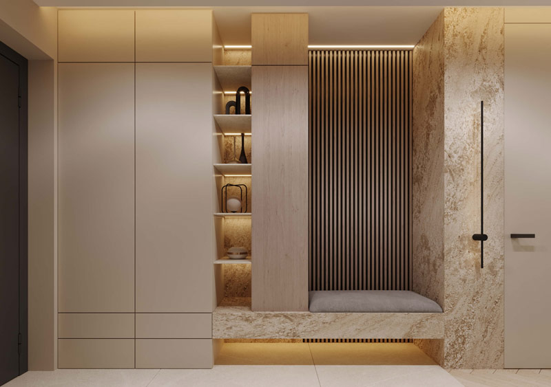 Stonowane kolory i naturalne materiały we wnętrzach domu