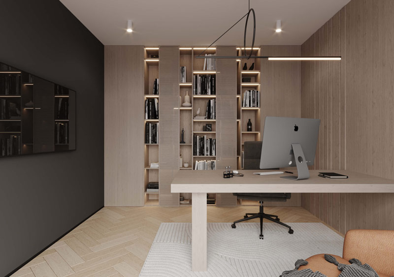 Stonowane kolory i naturalne materiały we wnętrzach domu