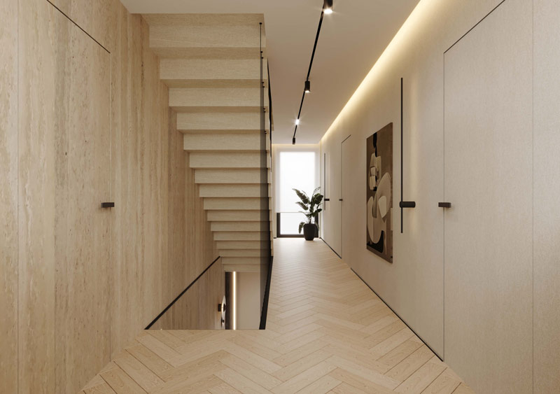 Stonowane kolory i naturalne materiały we wnętrzach domu