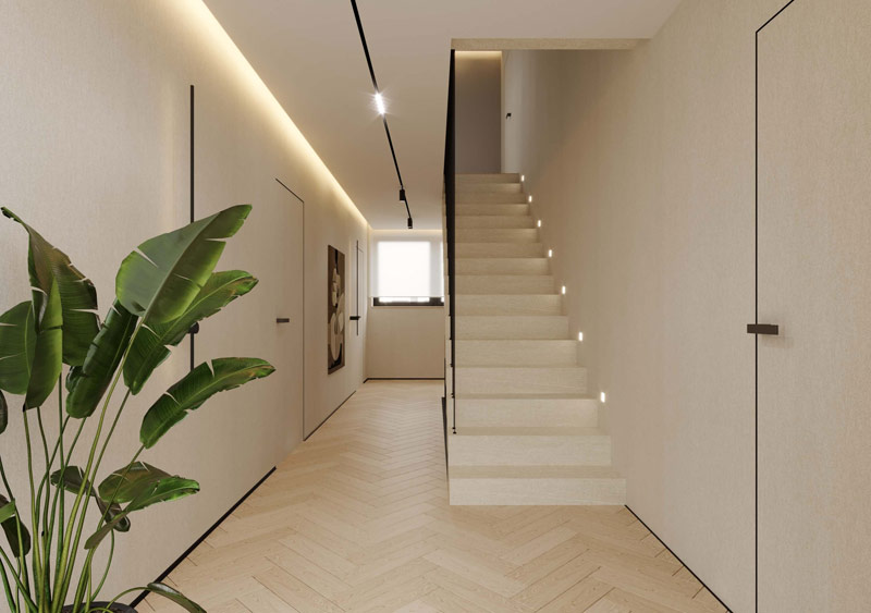 Stonowane kolory i naturalne materiały we wnętrzach domu