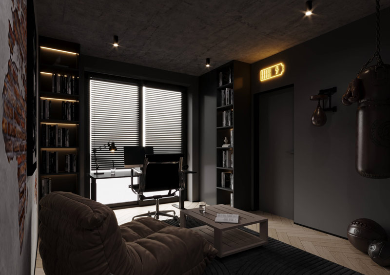 Stonowane kolory i naturalne materiały we wnętrzach domu