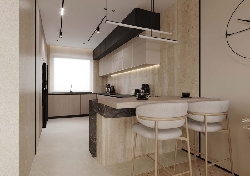 Stonowane kolory i naturalne materiały we wnętrzach domu