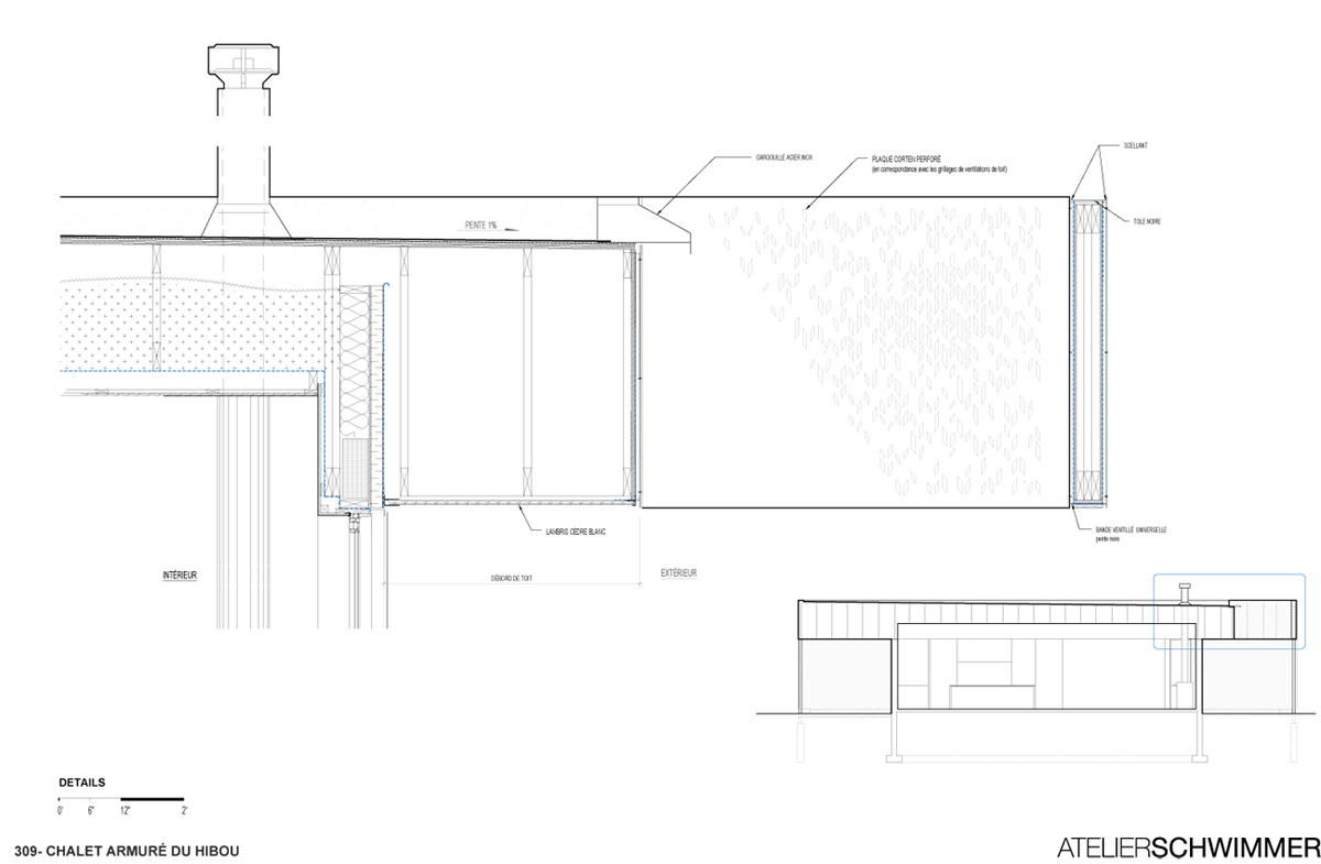 Nowoczesny azyl otoczony lasem