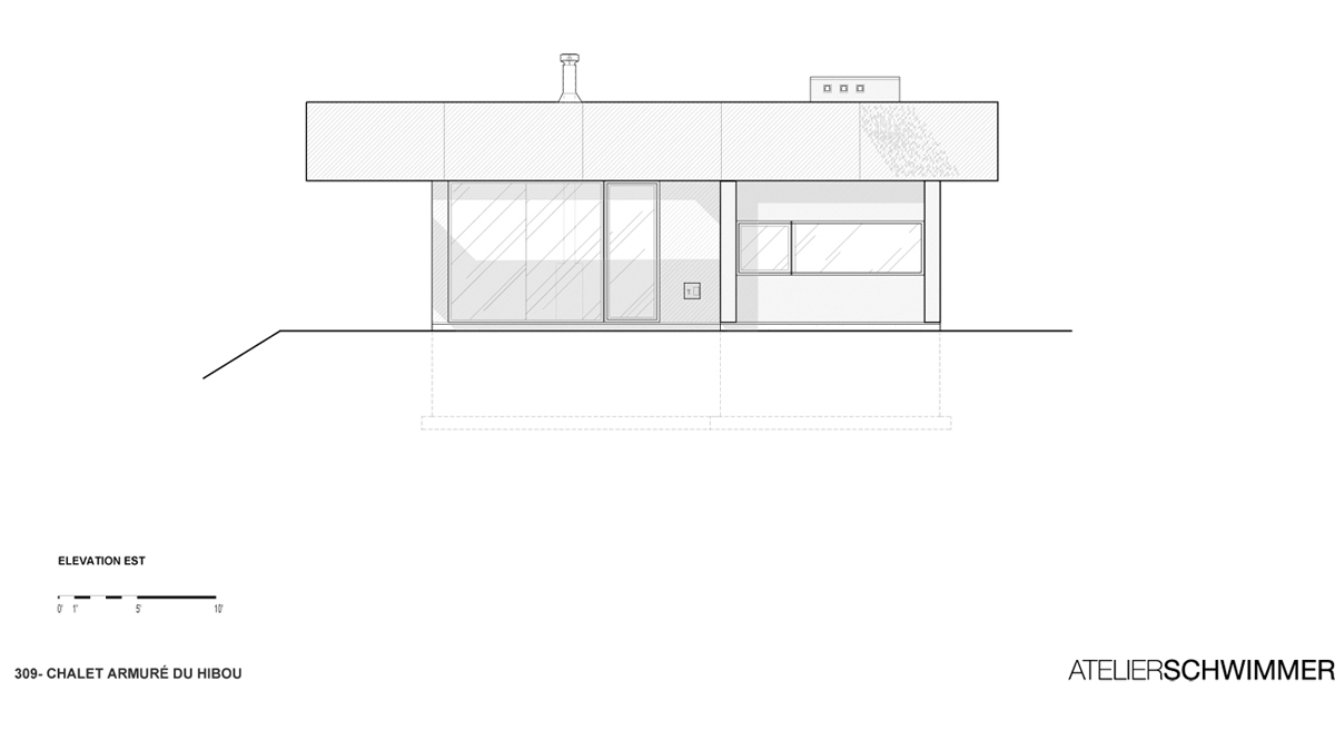 Nowoczesny azyl otoczony lasem