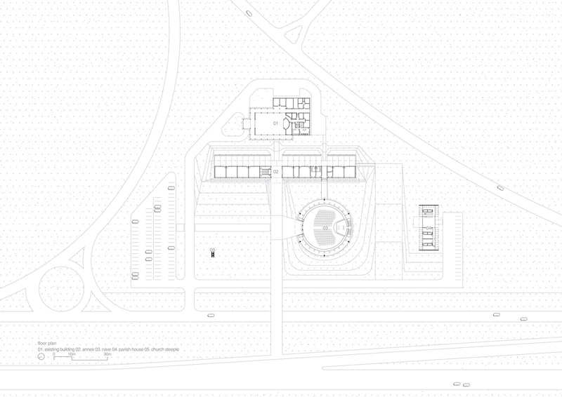 Światło i przestrzeń: Kości&oacute;ł Świętej Rodziny w Brazylii