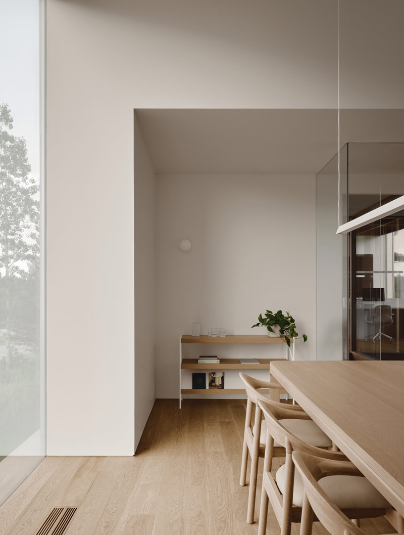 Minimalistyczny biurowiec inspirowany architekturą wiejską