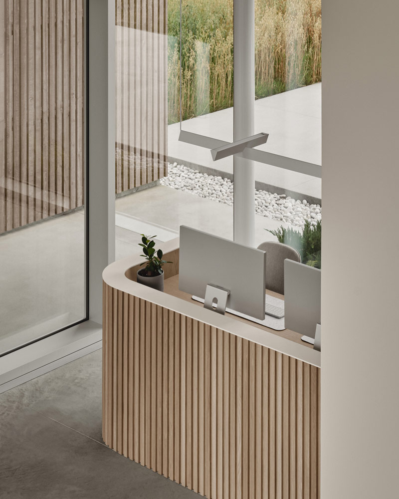 Minimalistyczny biurowiec inspirowany architekturą wiejską