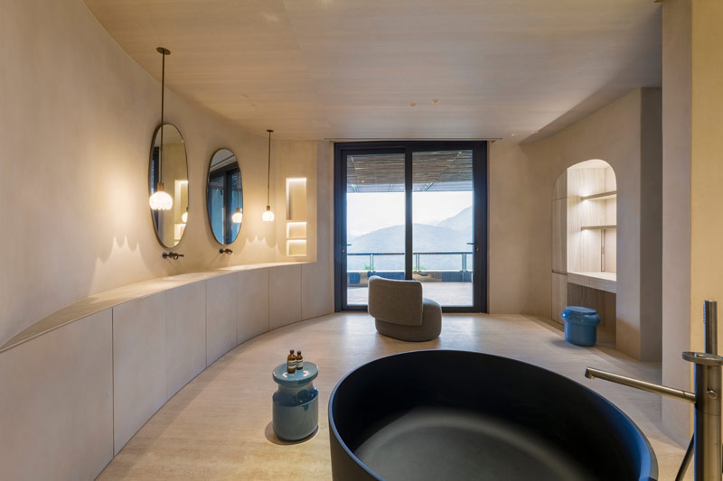 Organiczne wnętrza inspirowane otaczającymi g&oacute;rami