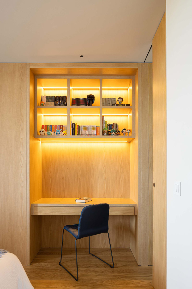 Betonowy dom z ciepłym i pomysłowym wnętrzem