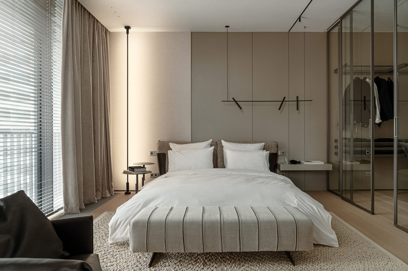 Kojąca harmonia barw we wnętrzach luksusowego apartamentu