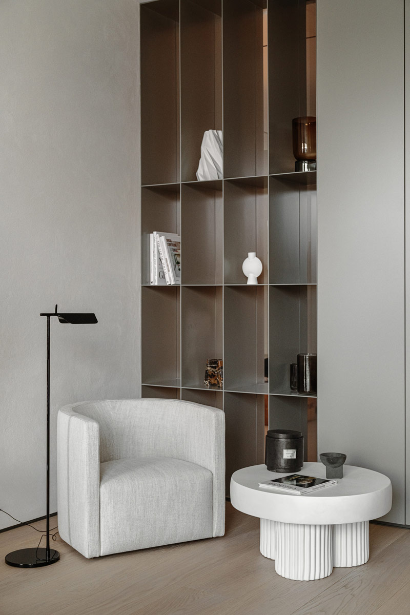 Kojąca harmonia barw we wnętrzach luksusowego apartamentu