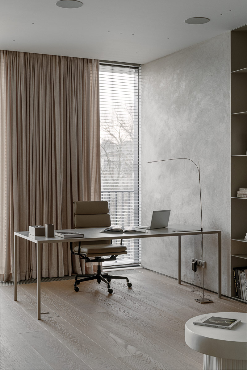 Kojąca harmonia barw we wnętrzach luksusowego apartamentu