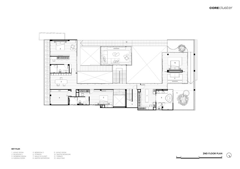 Oryginalny dom z torem biegowym oplatającym część mieszkalną