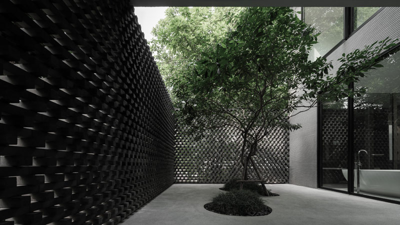 Oryginalny dom z torem biegowym oplatającym część mieszkalną