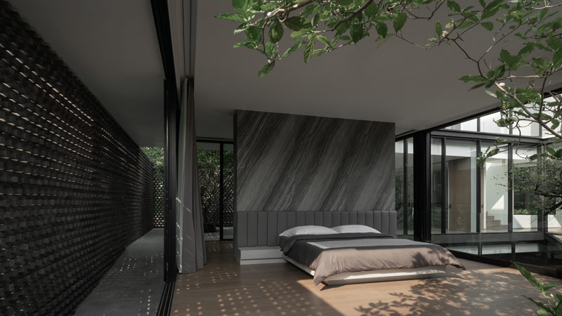 Oryginalny dom z torem biegowym oplatającym część mieszkalną