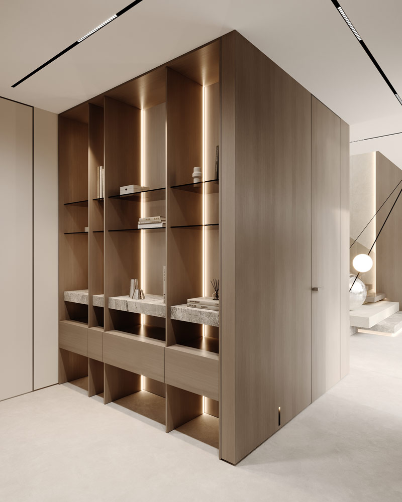 Harmonia i elegancja w luksusowych wnętrzach domu