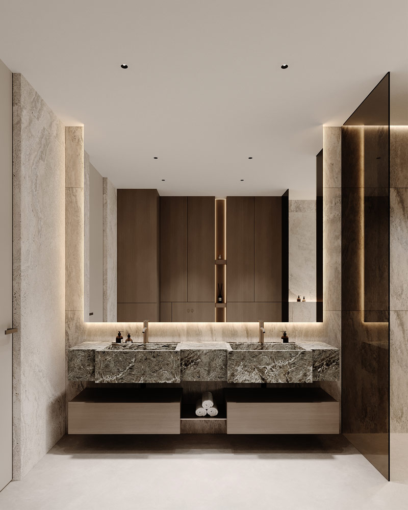 Harmonia i elegancja w luksusowych wnętrzach domu