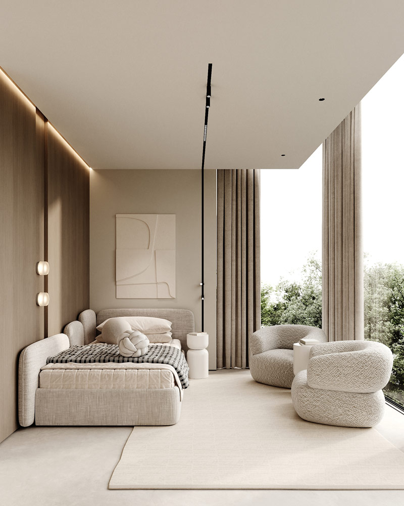 Harmonia i elegancja w luksusowych wnętrzach domu