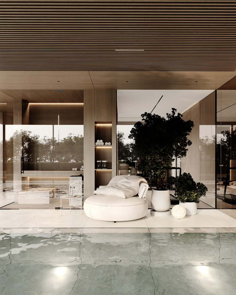 Harmonia i elegancja w luksusowych wnętrzach domu