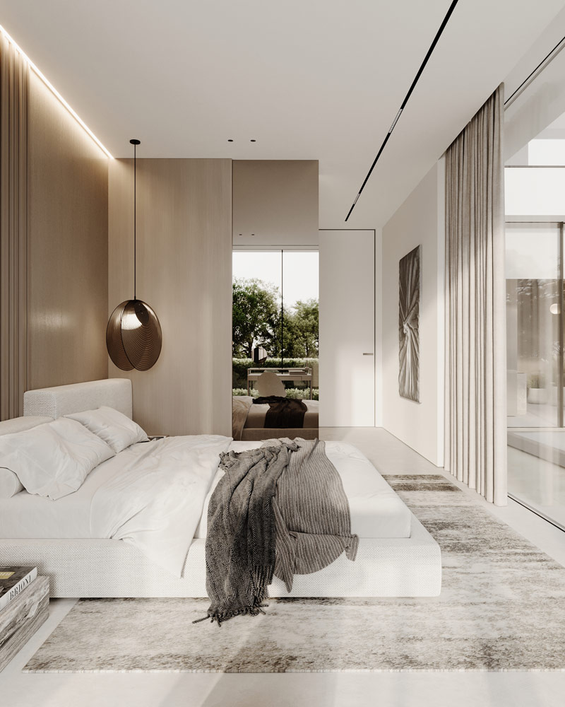 Harmonia i elegancja w luksusowych wnętrzach domu