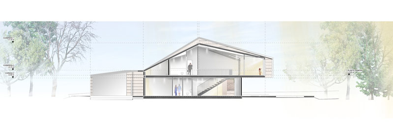 Nietypowa forma domu w Torrelodones