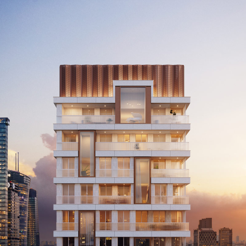 Apartamenty Gutenberga projektu JEMS Architekci