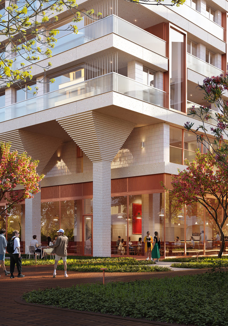 Apartamenty Gutenberga projektu JEMS Architekci