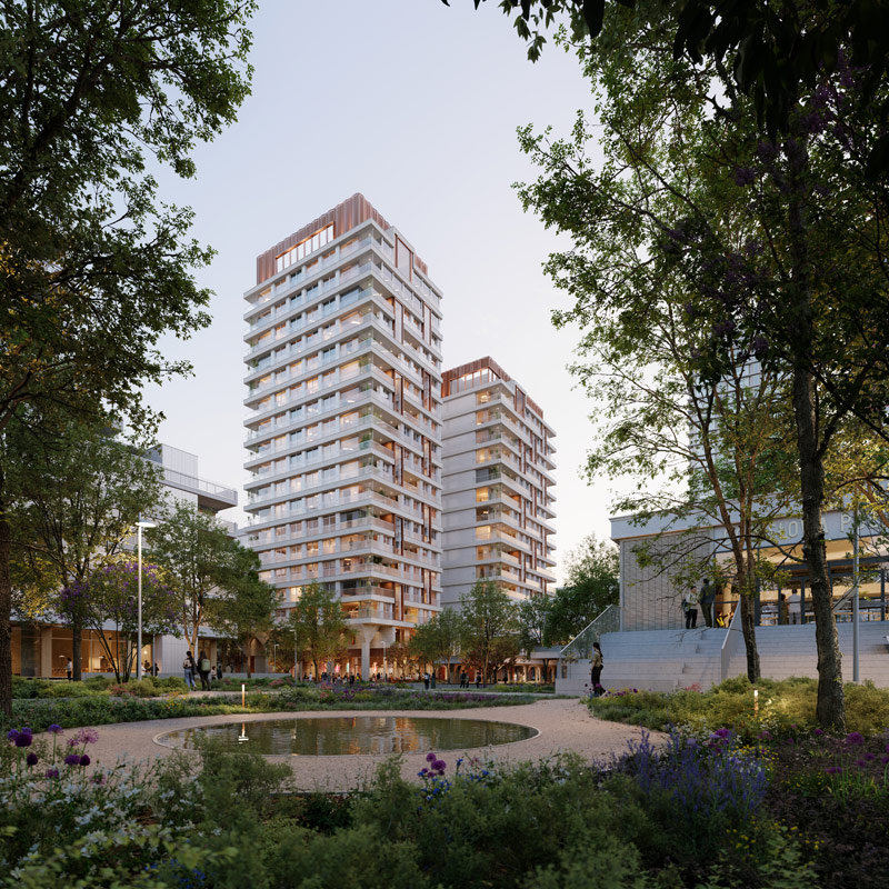 Apartamenty Gutenberga projektu JEMS Architekci