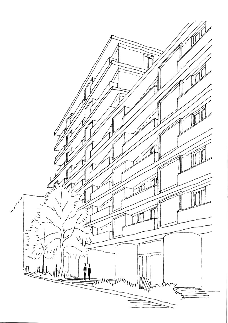 Apartamenty Gutenberga projektu JEMS Architekci